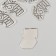 Decor Metal for creativity "Ring in the box - Say" Yes "" 2.2x2.5 cm