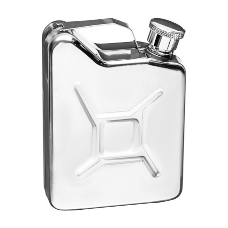 Captain alcohol flask, stainless steel, gift, army, 150 ml-1