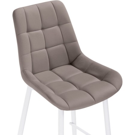 Haroral Alst Metal/velor, White/Latte 50x58x99 cm-4