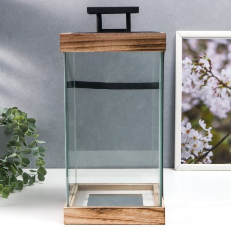 Climber Metal, Glass "Eco Light" 17x17x32cm-1