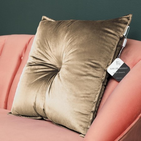 Sofi de Marko “Vivian” pillow, size 55x55 cm, beige color-1
