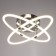 Chandelier 1801/2 LED 60W 4000k chrome 48x48x10 cm Bayerlux