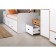 Woodhoper Clothing Tumba 13.287, 450x431x427, White/Oak Golden