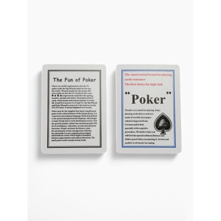 Playing cards 54 pcs "Motorcycle", for playing poker, 6.3 x 8.7 cm, red shirt, 290 g-3