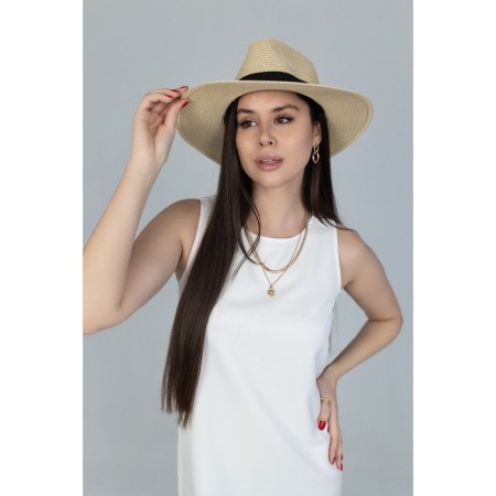 Female ISee hat, size 54-58, milk color