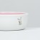 Ceramic bowl for rabbits 200 ml 10 x 3.7 cm, pink/white
