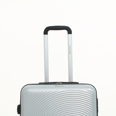 Middle suitcase 24 "On a zipper, code lock, 4 wheels, color gray color-4