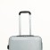 Middle suitcase 24 "On a zipper, code lock, 4 wheels, color gray color