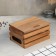 ADELICA wooden organizer for kitchen supplies, with handles and slats, 17 × 12 × 9 cm, oak
