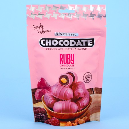 Dates with almonds in Rubin chocolate "Chocodate" 100 grams