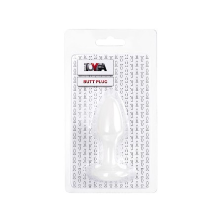 Anal plug Toyfa, acrylic, white color, 8 cm, D 2.8 cm-5