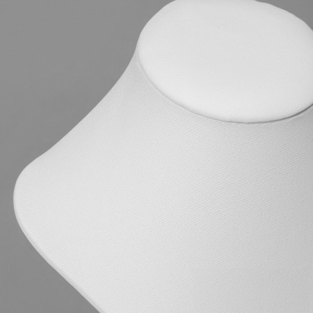 Bust for jewelry, 17.5 × 15 × 23 cm, h = 23 cm, white color-4