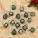 Set of balls plastic D-4 cm, 16 pcs "Trilate" Green