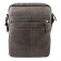 Male bag, lightning department, 1 external pocket, adjustable belt, gray color
