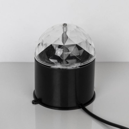 Light device "Crystal ball" 7.5 cm, glow RGB, 220 V, black-2