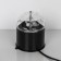 Light device "Crystal ball" 7.5 cm, glow RGB, 220 V, black