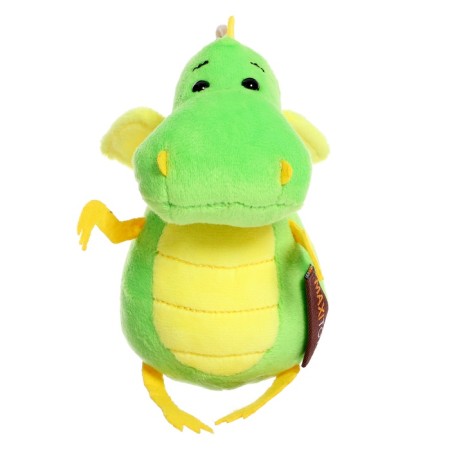Soft toy "Dragon", yellow tummy, 13 cm-4
