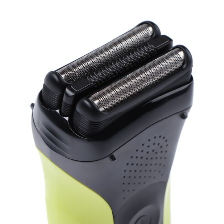 Electric blower Braun 300S, Type 5408, grid, dry shave, 3 heads, batteries/220 V, green-2