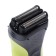 Electric blower Braun 300S, Type 5408, grid, dry shave, 3 heads, batteries/220 V, green