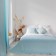 Scande blanket, size 220x240 cm, blue color
