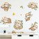 Stick plastic interior color "Babies Lenovzers" set 2 sheets 30x90 cm