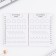 Set: Double notebook with tasks and pen "Magic Unicorn"