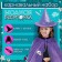 Carnival set "Fashionable Witcher": hat, cloak, hairpins 3 pcs.
