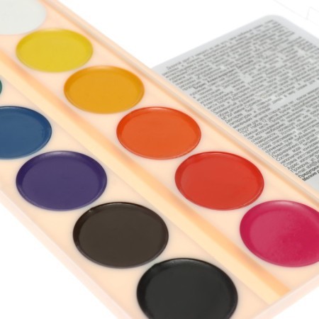 Watercolor Ray "School of Creativity", 12 colors, without brush-7