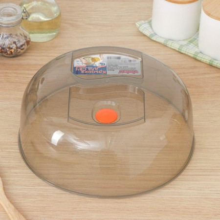 SCF cover, d = 26 cm, with a valve, smoky color-1