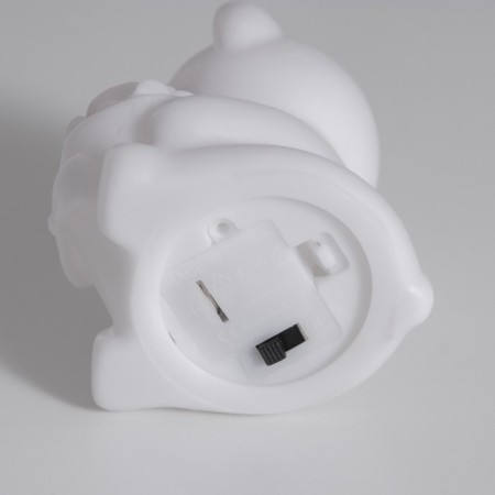 Nightlight "Bear with a rose" 2W LD LR44 white 4x5.5x7cm-7
