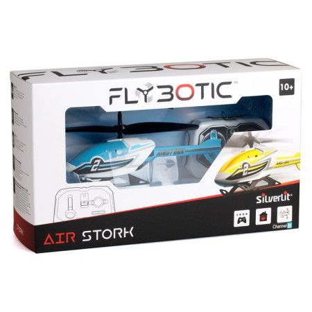 The Flybotic Air Stork helicopter, on infrared control