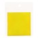 Block with a sticky edge, 76 mm x 76 mm, 100 sheets, fluorescent, yellow