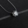 Piece "on the fishing line" cylinder, white color in silver, 30 cm
