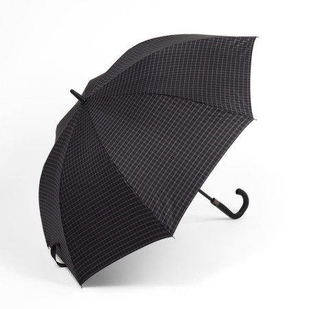 Umbrella - a semiautomatic “cage” cane, 8 knitting needles, r = 59 cm, black color-3