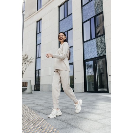 Female ISee suit, size 46, beige color-3