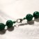 Beads ball No. 10 "Malachite, 60 cm