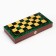 Board game 3 in 1 "Malachite": chess, checkers, backgammon, wood 40 x 40 cm