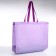 Bag beach without fasteners, lilac color