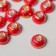 Decor for creativity Plastic "Half -Pesterpoline with Red Strose" set 40 pcs 1x1x0.5 cm