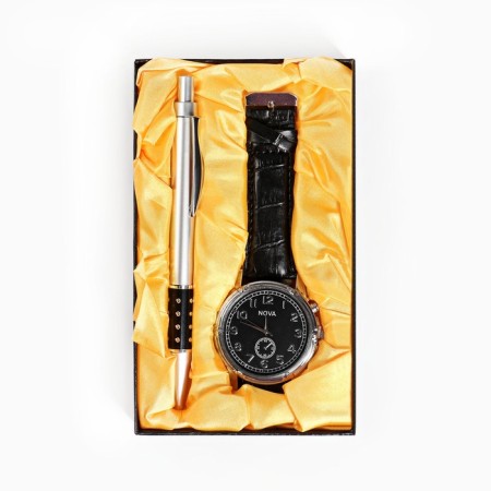 Gift set 2B1 (pen, clock)-3