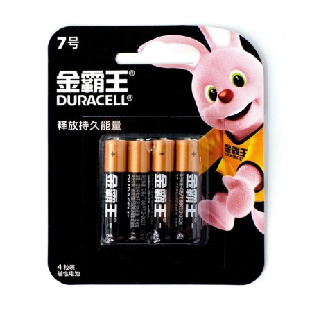 Alkalin battery Duracell Basic (CH), AAA, LR03-4BL, 1.5V, blister, 4 pcs.