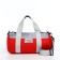 Youth bag with zipper, red color