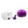 Air humidifier Luazon LHU-02, ultrasound, 2.4 l, 25 watts, white-violet