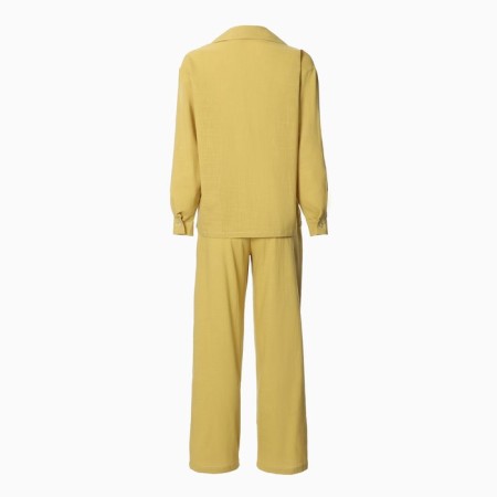 Комплект женский (рубашка, брюки) KAFTAN "Basic" р. 44-46, охра-9
