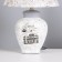 Lamp table ceramics "Roman Empire" E14 220V 39x25x25 cm Risalux