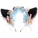 Carnival rim "anime ears" with a blue bandage