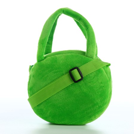 Children's bag with a zipper "chosen", green color-1