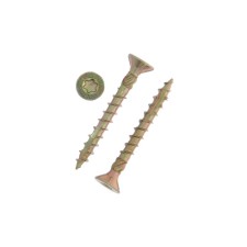 Infix, 4x35 mm wood screws, with a hidden mill, Torx20, yellow zinc