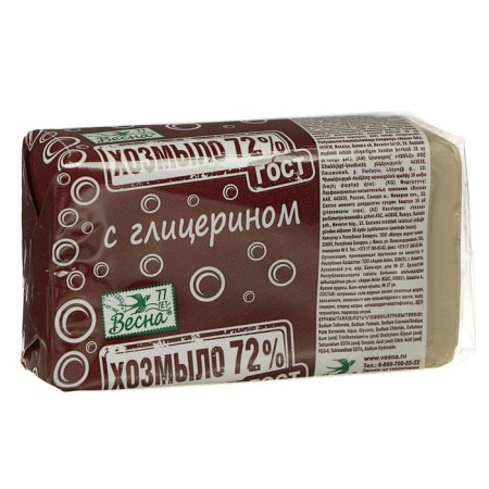 Commercial soap with glycerin 72%, in film, 140 g