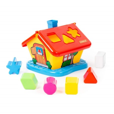 Developing toy "Garden House" with a sorter, color mix